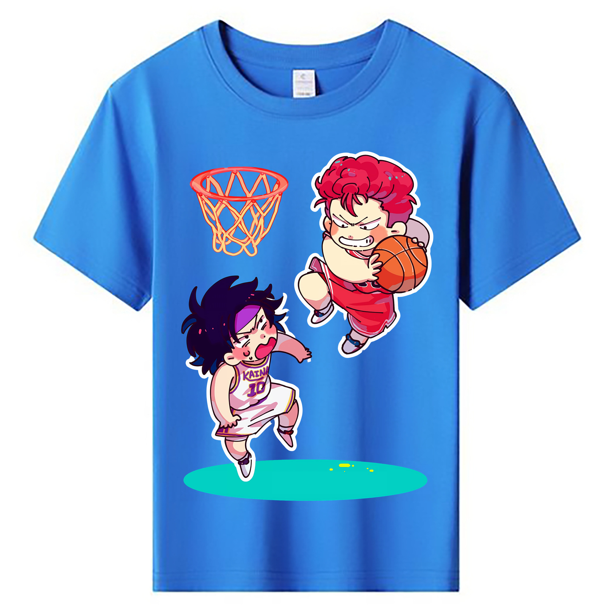 （画像用） SLAM DUNK／スラムダンク 綿100％キッズTシャツ（フロントプリント）